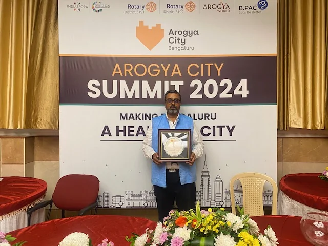 Radiaunt team at the Arogya City Summit 2024 in Bangalore